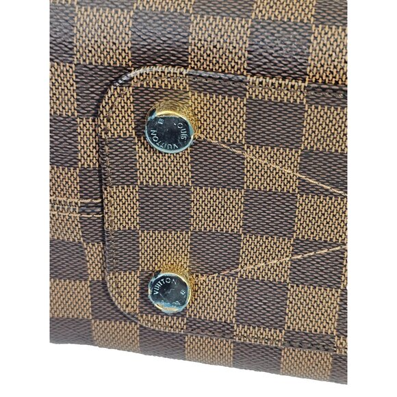 Louis Vuitton Brown Checkered Tote Bag - Picture 12 of 15